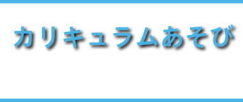 カリキュラムあそび
